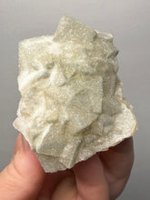 Load image into Gallery viewer, Rare Druzy Golden “Diamond” Calcite on Zeolite Matrix — Maharashtra, India | Collector Cabinet Specimen
