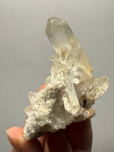Load image into Gallery viewer, Himalayan Quartz Point Cluster on Matrix | Collector Mineral | India
