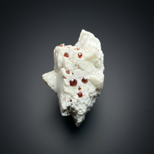 Load image into Gallery viewer, High-Grade Naturally Faceted Red Spessartine Garnet on Matrix — Skardu, Pakistan
