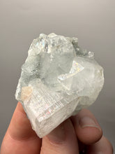 Load image into Gallery viewer, Gemmy Clear Apophyllite &amp; Pink Stilbite on Druzy Chalcedony | Zeolite Specimen | Maharashtra, India
