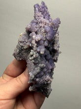 Load image into Gallery viewer, 4.9” Indonesian Grape Agate (Radial Spray Terminated Quartz) Display Specimen | Mamuju, West Sulawesi, Indonesia
