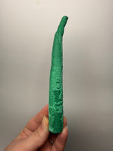 Load image into Gallery viewer, 6.5” Malachite Stalactite — Botryoidal “Cave” Formation | DR Congo  | Collector Mineral Specimen
