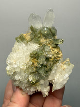 Load image into Gallery viewer, Chlorite-Included Quartz Cluster (Green Phantom Quartz) | Pakistan Mineral Specimen

