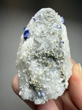Load image into Gallery viewer, Afghan Lazurite Specimen | Deep Blue Lapis-Grade Crystal on Matrix | Collector Display Mineral
