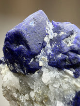 Load image into Gallery viewer, Afghan Lazurite Specimen | Deep Blue Lapis-Grade Crystal on Matrix | Collector Display Mineral
