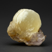 Load image into Gallery viewer, Rare Botryoidal Yellow Fluorite on Quartz Matrix  Collector Mineral Specimen – Maharashtra, India
