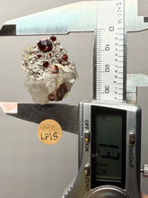 Load image into Gallery viewer, High-Grade Naturally Faceted Red Spessartine Garnet on Matrix — Skardu, Pakistan
