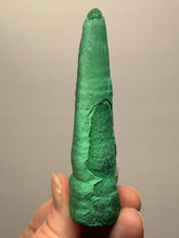Load image into Gallery viewer, 3.8” High-Grade Malachite Stalactite “Cave” Formation | DR Congo | Mineral Collector Specimen
