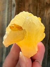 Load image into Gallery viewer, Golden Yellow Stilbite + Golden Calcite • Maharashtra, India
