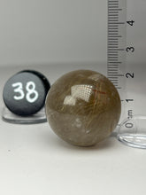 Load image into Gallery viewer, Golden Rutile Quartz (AKA Golden Angel Hair Quartz) Sphere
