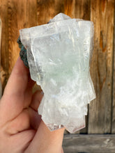 Load image into Gallery viewer, Mint Green Apophyllite w Red Phantoms • Maharashtra, India
