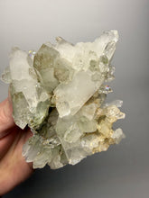 Load image into Gallery viewer, Chlorite-Included Quartz Cluster (Green Phantom Quartz) – Pakistan Mineral Specimen
