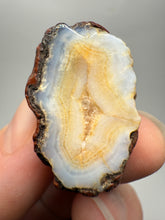 Load image into Gallery viewer, Polished Malawi Agate Half – High-Grade African Banded Agate Display Specimen
