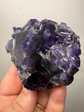 Load image into Gallery viewer, High-Grade “Tanzanite” Fluorite Cluster — Quan Zhou, Yongchun County, Fujian, China | Collector Mineral Specimen
