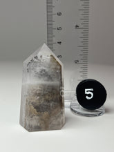 Load image into Gallery viewer, Dendrite Manganese Included Iron Oxide Quartz (Golden Healer) Obelisk Tower • RARE
