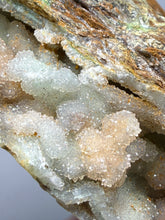 Load image into Gallery viewer, 7” Druzy Mint Green Smithsonite Cluster — Indonesia | Collector Mineral Specimen
