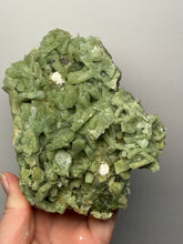 Load image into Gallery viewer, High-Grade Green Heulandite on Peach Stilbite Crystal Cluster | Deccan Traps, Maharashtra, India | Collector Mineral Specimen
