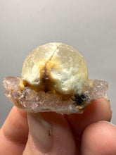 Load image into Gallery viewer, Rare Botryoidal Yellow Fluorite on Quartz Matrix  Collector Mineral Specimen – Maharashtra, India
