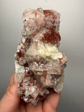 Load image into Gallery viewer, Rare Red + Green Apophyllite Crystal Cluster – High Grade Collector Mineral Specimen | India
