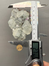 Load image into Gallery viewer, Lustrous Apophyllite over Red Heulandite (Zeolite Pocket) — Deccan Traps, Maharashtra, India
