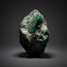 Load image into Gallery viewer, Emerald Variety Green Beryl on Matrix | Northern Bahia, Brazil | Collector Mineral Display Specimen
