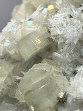Load image into Gallery viewer, 3.1” New Find: Huanzala Mine Peru Sphalerite + Chalcopyrite + Apatite + Calcite + Quartz | Collector Display Specimen
