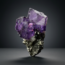 Load image into Gallery viewer, Cubic Fluorite Crystal Thumbnail Specimen | Chashan Mine, Chenzhou, Hunan, China | Collector Mineral Display
