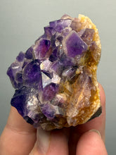 Load image into Gallery viewer, Premium Hematite-Phantom Deep Magenta Ametrine Cluster | Deccan Traps, India | Collector Mineral Specimen
