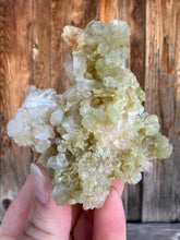 Load image into Gallery viewer, Green Heulandite Cluster • Maharashtra, India
