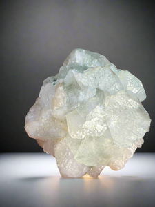 Mint Green Apophyllite Flower Stalactite • Maharashtra, India
