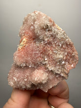 Load image into Gallery viewer, Druzy Red Stilbite Crystal Cluster on Stalactites from India | Collector Mineral Specimen
