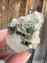 Load image into Gallery viewer, Scalenohedral Calcite + Pearl Heulandite • Maharashtra, India
