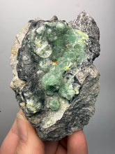 Load image into Gallery viewer, High-Grade Green Wavellite Collectors Specimen - Radiating Botryoidal Crystal Formation - Arkansas, USA
