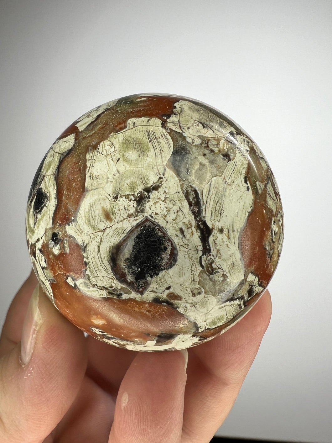 Opal + Quartz + Chalcedony Sphere from South Africa