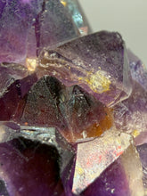 Load image into Gallery viewer, Premium Hematite-Phantom Deep Magenta Ametrine Cluster | Deccan Traps, India | Collector Mineral Specimen
