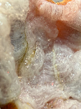 Load image into Gallery viewer, “Goblin Chalcedony” Pink and Red Druzy Botryoidal Stalactites — Tichka Massif, High Atlas, Morocco
