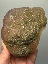 Load image into Gallery viewer, Pink Botryoidal Fluorite with Druzy Pyrite | Collector Mineral Specimen | Jiangxi Province, China
