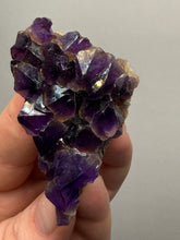 Load image into Gallery viewer, Premium Hematite-Phantom Deep Magenta Ametrine Cluster | Deccan Traps, India | Collector Mineral Specimen
