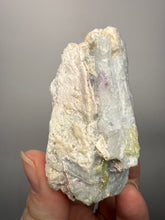 Load image into Gallery viewer, Watermelon Tourmaline &amp; Aquamarine on Matrix – Collector Mineral Specimen from Pakistan
