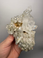 Load image into Gallery viewer, Chlorite-Included Quartz Cluster (Green Phantom Quartz) – Pakistan Mineral Specimen
