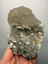 Load image into Gallery viewer, LARGE Silvery Bladed “Rose” Calcite Cluster – Yaogangxian Mine, Hunan, China
