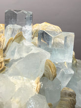 Load image into Gallery viewer, Premium Aquamarine with Mica on Matrix  Collector Mineral Specimen – Nagar Valley, Pakistan
