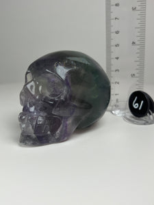 Fluorite • Rainbow Fluorite Skull