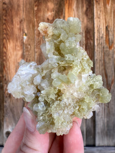 Green Heulandite Cluster • Maharashtra, India