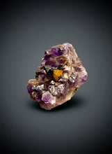 Load image into Gallery viewer, Premium Hematite-Phantom Deep Magenta Ametrine Cluster | Deccan Traps, India | Collector Mineral Specimen
