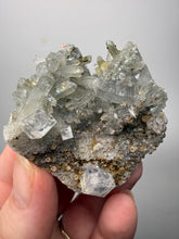 Load image into Gallery viewer, High Grade Blue YGX Fluorite, Quartz, &amp; Quartz Cluster – Yaogangxian Mine, Hunan, China | Collector Mineral Specimen
