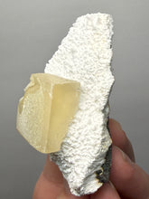 Load image into Gallery viewer, Rare Druzy Golden “Diamond” Calcite on Zeolite Matrix — Maharashtra, India | Collector Cabinet Specimen
