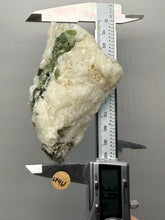 Load image into Gallery viewer, Electric Green Diopside on Quartz – Collector Mineral Specimen (Gilgit-Baltistan) Pakistan

