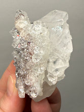Load image into Gallery viewer, High-Luster Apophyllite with Red Heulandite &amp; Pink Stilbite on Druzy Chalcedony
