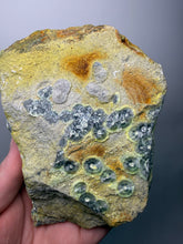 Load image into Gallery viewer, High-Grade Green Wavellite Collectors Specimen - Radiating Botryoidal Crystal Formation - Arkansas, USA
